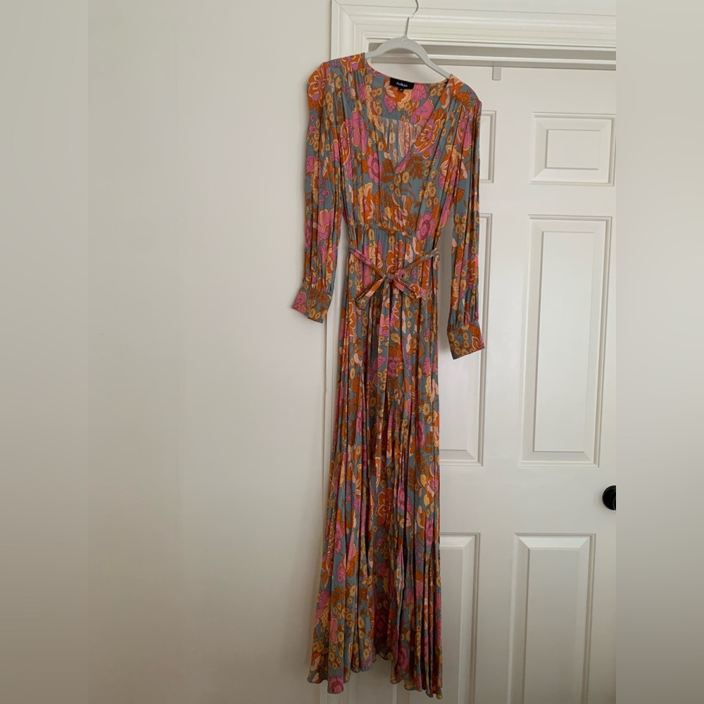 Long Floral Dress with Slit